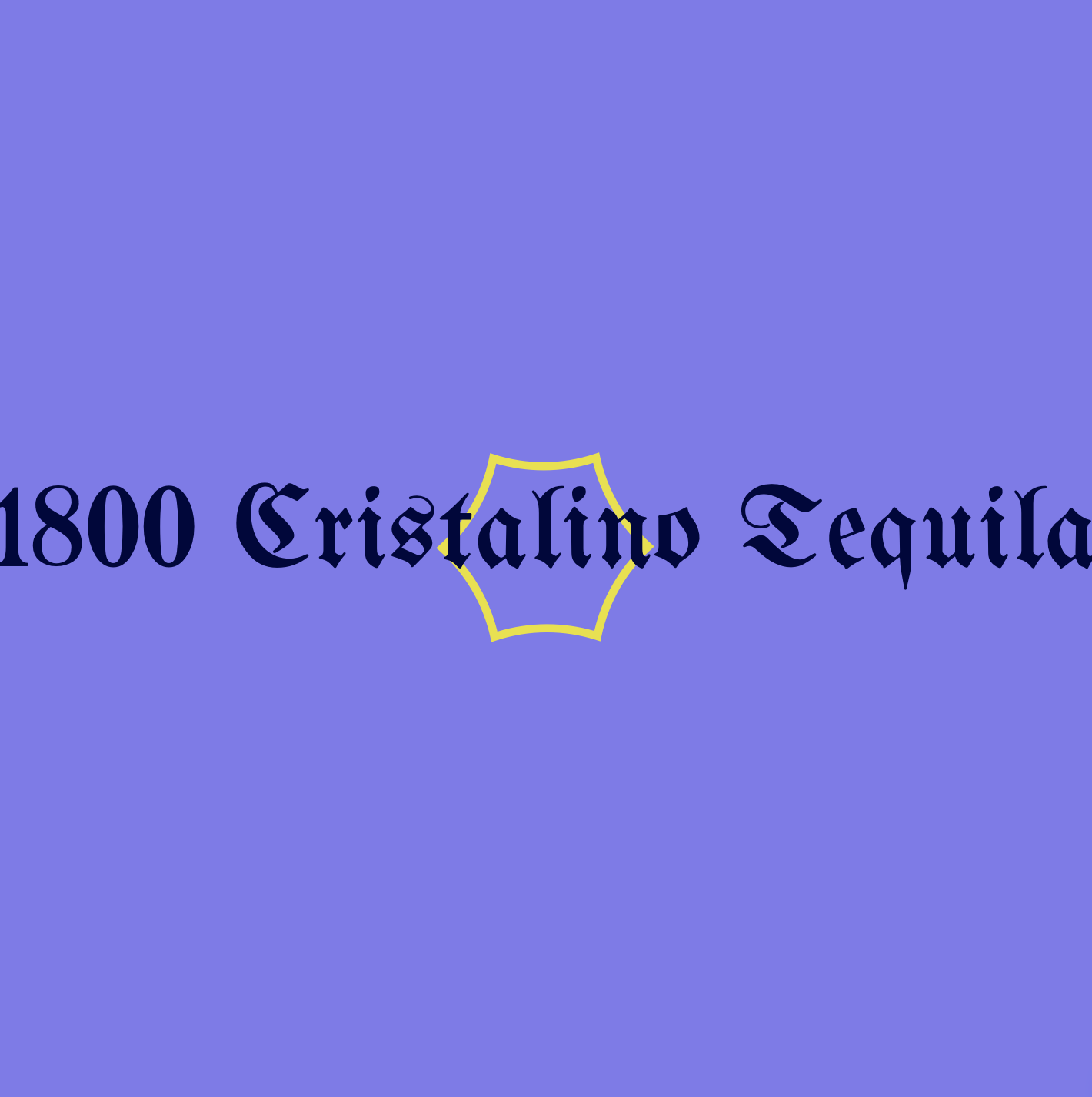 1800 Cristalino Tequila logo